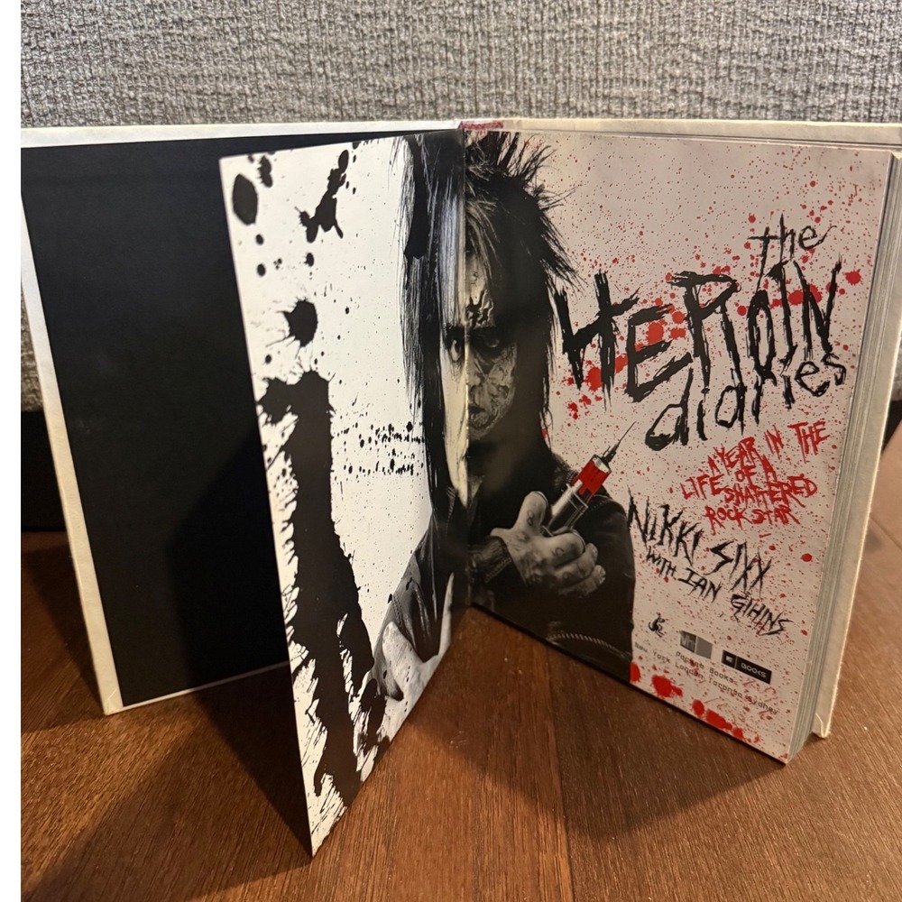 The Heroin Diaries Nikki Sixx Hardcover Book Motley Crue Memoir MTV Books